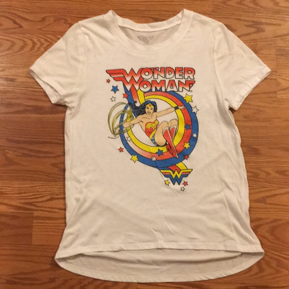 Wonder Woman retro high low tee - w/add-on bonus!